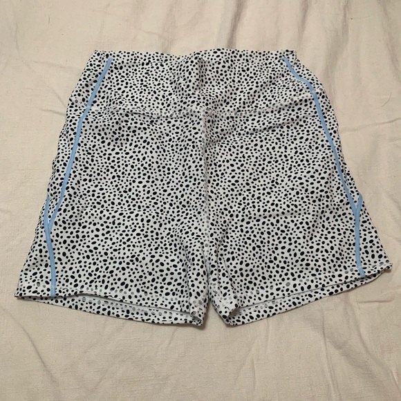 White Fox Active New Angle Bike Shorts Speckle Print - Picture 1 of 3
